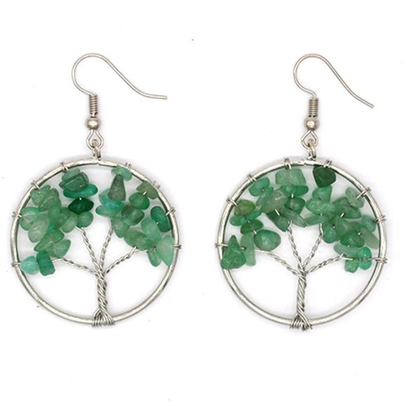 Crystal Tree Earrings ZBLXLX04058 - Picture 1 of 1